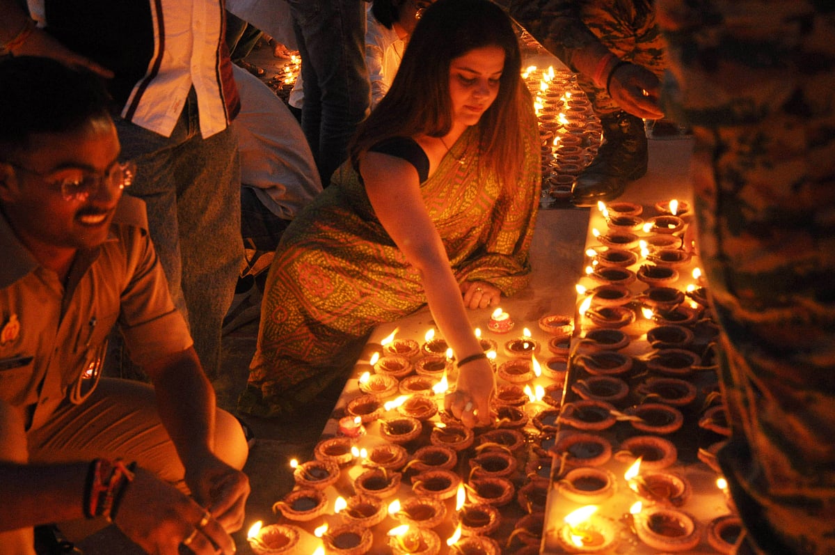 Bright lamps and glowing smiles define Diwali celebrations, as families gather to light diyas, exchange sweets, and share festive cheer from India to the UAE and beyond. 