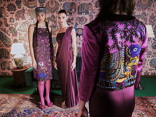 Meheroon collection speaks in geometry and folklore