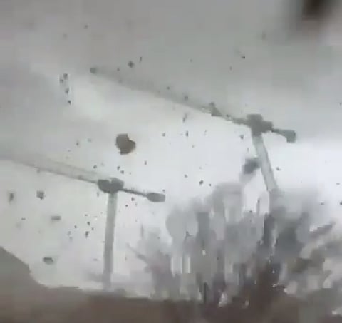 The town of Ermont was worst hit by the twister that caused damage across about 10 districts, AFP reported.

