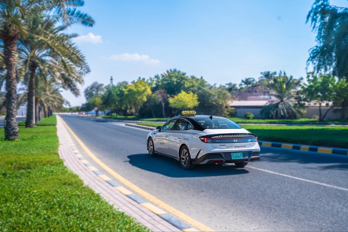 Smart speed-limiters introduced in Ajman taxis.
