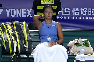 Alex Eala bowed out of the Guangzhou Open singles.