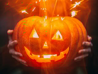 Before it was a Halloween staple, the term jack-o’-lantern wasn’t about pumpkins at all—it described the “ignis fatuus” (literally “foolish fire”), or will-o’-the-wisp in English folklore