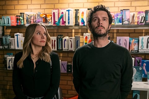 Kristin Bell and Adam Brody in Nobody Wants This 