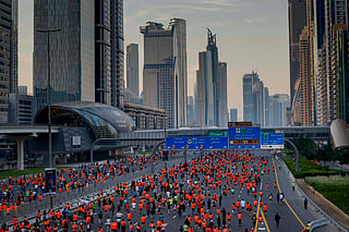 Dubai Run participants in 2023. Picture used for illustrative purposes. 