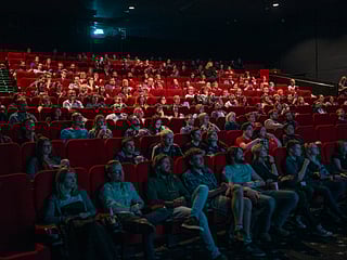 It's movie night with the fam