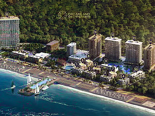 Dreamland Oasis Chakvi, Black Sea coastline near Batumi.