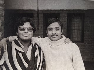Pandey with Billy at St Stephen's