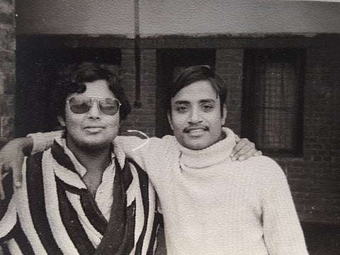 Pandey with Billy at St Stephen's