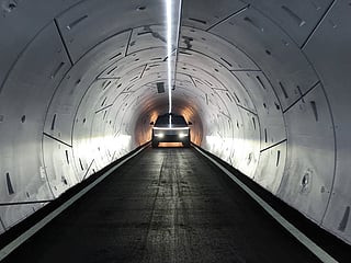 File photo of Cybertunnel at Giga Texas. 