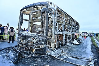 The tragedy occurred in the early hours of October 24 near Chinna Tekuru village in Kurnool distric