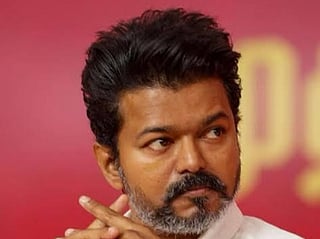 Tamil superstar-politician Vijay 