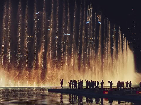 Dr Naveen Aggarwal captures the spectacular Dubai Mall Fountain in all its grandeur. Recently reopened, the dancing fountain stands as a dazzling symbol of innovation and human ingenuity — where art, water and light come together in perfect harmony.