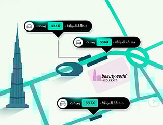How to avoid the Dh25 parking fee at Beautyworld 2025