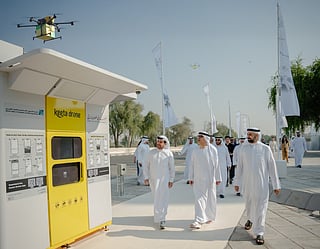 Drone delivery takes flight in Nad Al Sheba, Dubai 