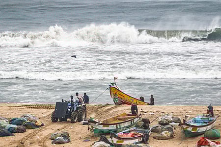 Authorities have shut schools, cancelled dozens of trains, evacuated tens of thousands from vulnerable villages, and issued red alerts for coastal districts in anticipation for Cyclone Montha.