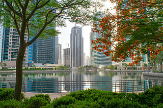 This picture is only for illustrative purposes. The lakefront (Lake D) is undergoing upgrades to improve community life, green spaces, and recreational areas