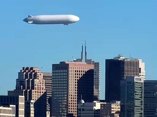 Massive mystery airship stuns San Francisco skies