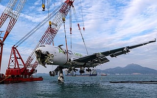 Salvage workers recover most of the AirACT Boeing 747-400 aircraft. The 32-year-old aircraft’s age and conversion to a freighter may prompt discussions on the lifecycle management of ageing Boeing 747s. 