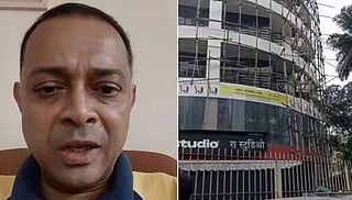 The suspect, identified as Rohit Arya, later died during treatment, police said.