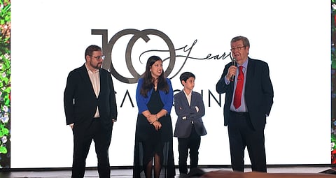 Three generations of the Carbonnel family take the stage to mark the brand’s 100-year legacy