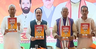 The high-stakes release of the NDA manifesto comes just days before the first phase of polling on November 6.