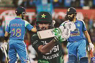 Babar Azam takes centre stage alongside Virat Kohli and Rohit Sharma as he climbs to the top of the all-time T20I run-scorers list.