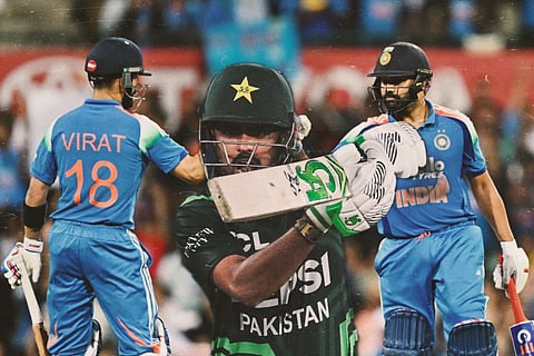 Babar Azam takes centre stage alongside Virat Kohli and Rohit Sharma as he climbs to the top of the all-time T20I run-scorers list.