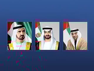 Sheikh Mohamed, Sheikh Mohammed, and Sheikh Mansour send condolences.