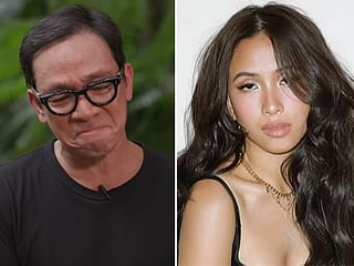 Kuya Kim (L) and daughter Emman Atienza