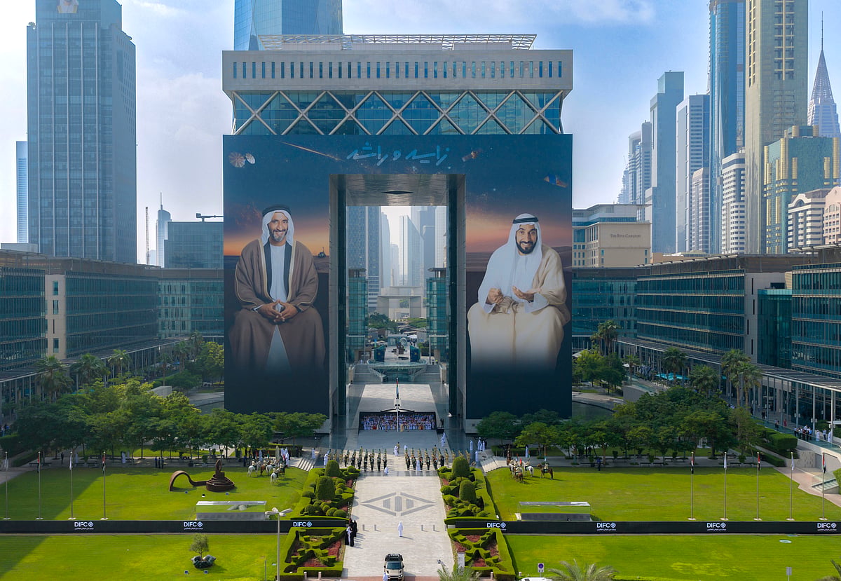 The DIFC Gate Building in Dubai, headquarters of the DFSA