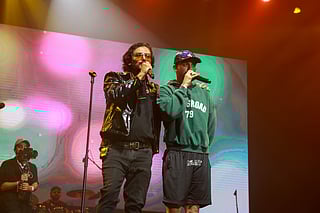 Faisal Kapadia and Hassan Raheem at Umeed 2025