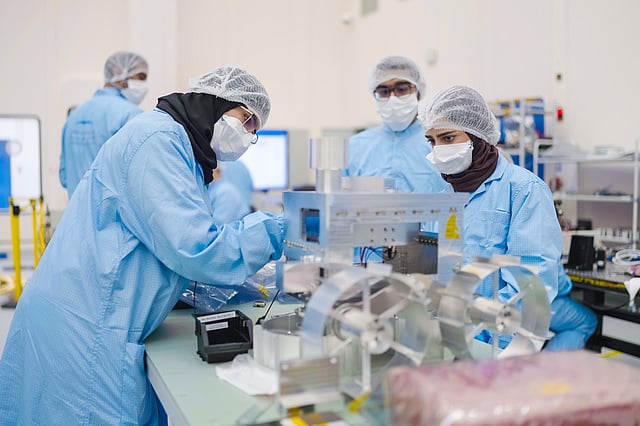 Engineers in UAE test solar panels, robotic arm, and vibrations