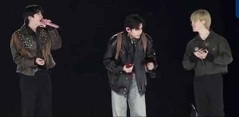 BTS' Jin, Jimin and V sang Spring Day at Jin's last concert tour. 