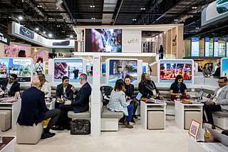 The Dubai pavilion at WTM in London.