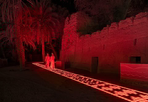Manar Abu Dhabi transforms Al Ain’s UNESCO oases into glowing art spaces