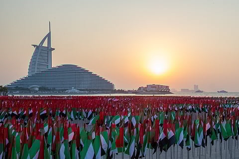 Dubai unveils 12th edition of Flag Garden for National Month celebrations