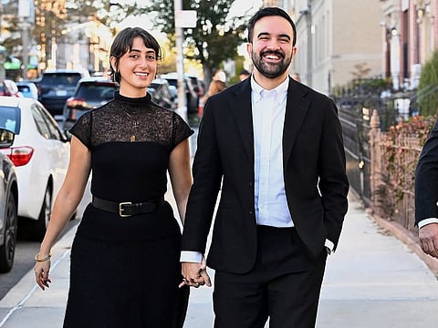 Rama Duwaji and New York Mayor-elect Zohran Mamdani.