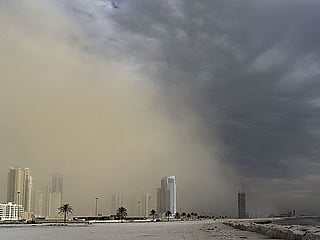 NCM warns of dusty skies, rain forecast across the UAE