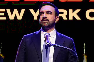 Zohran Mamdani speaks after winning the mayoral election, Tuesday, Nov. 4, 2025, in New York. 