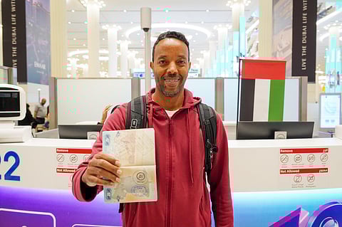 Dubai Airport welcomes travelers with Dubai Fitness Challenge passport stamp