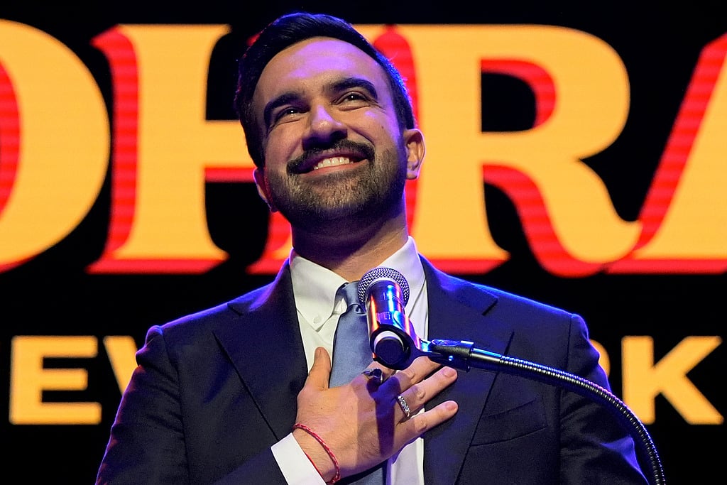 Zohran Mamdani speaks after winning the mayoral election, Tuesday, Nov. 4, 2025, in New York.