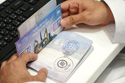 Dubai Airport welcomes travelers with Dubai Fitness Challenge passport stamp