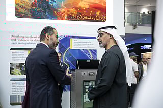 Sheikh Khaled was also briefed by exhibitors on the latest innovations and advanced technological solutions featured at the global event