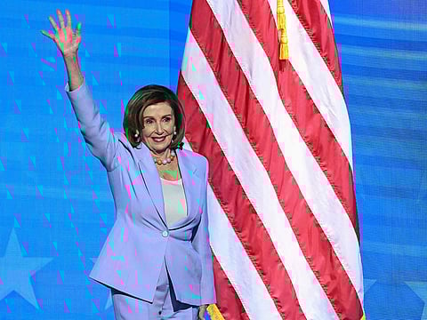 Nancy Pelosi's term ends in January 2027.