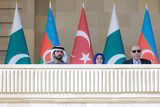 Sheikh Hamdan strengthens UAE-Azerbaijan ties at 'Victory Day'