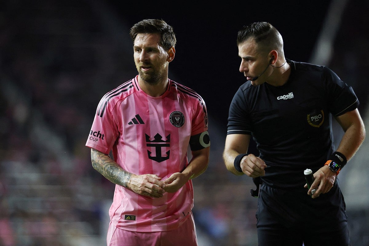 Messi was disappointed with many refereeing calls during the defeat against LAFC