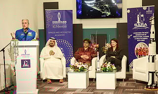 Dr Don Thomas, a former NASA astronaut and veteran of four Space Shuttle missions, shared personal stories that silenced the room in awe.