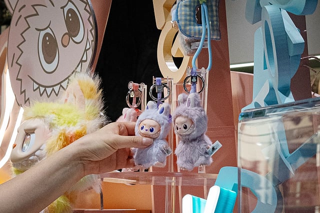 Pop Mart Fans Snatch up New Labubu Dolls In Beijing