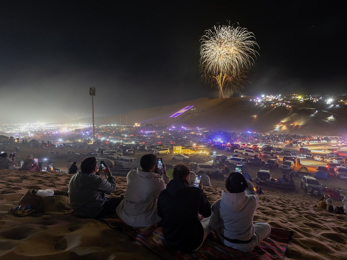 Fireworks at Liwa