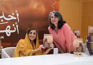 Sheikha Bodour during the launch of her new book.